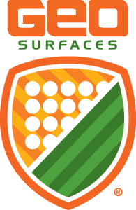 ALL ORANGE GeoSurfaces Logo Vertical